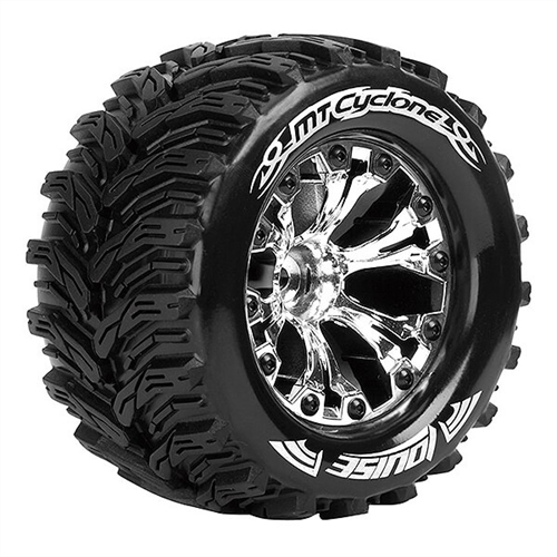 LOUISE RC MT-CYCLONE 1/10 SOF T BEARING/CHROME GP JATO 2WD F